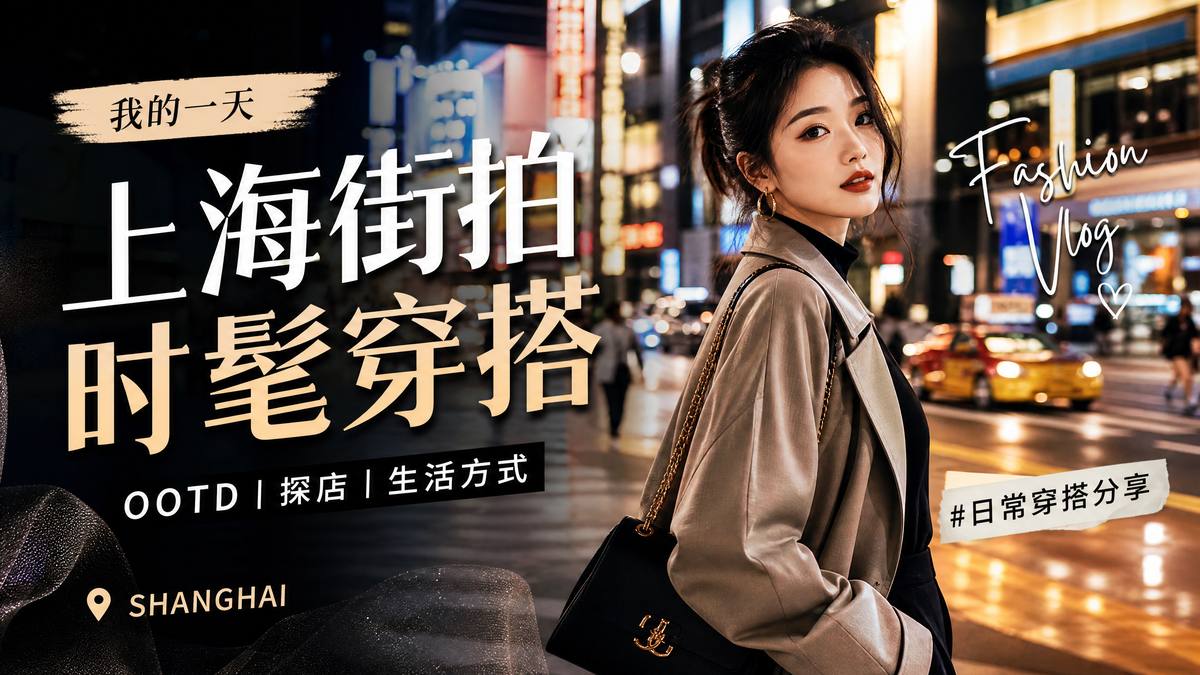 看片时尚视频-上海街拍穿搭视频