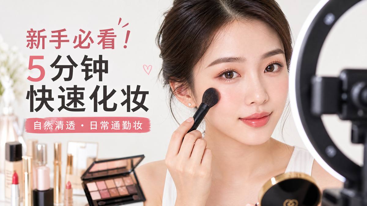 看片美妆视频-5分钟快速化妆视频教程